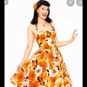 Bernie Dexter Frenchie Halter Poppies XS